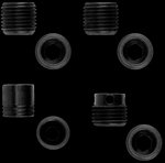 GrovTec Heavy Duty Push Button Bases Steel to Stock | GTHM289