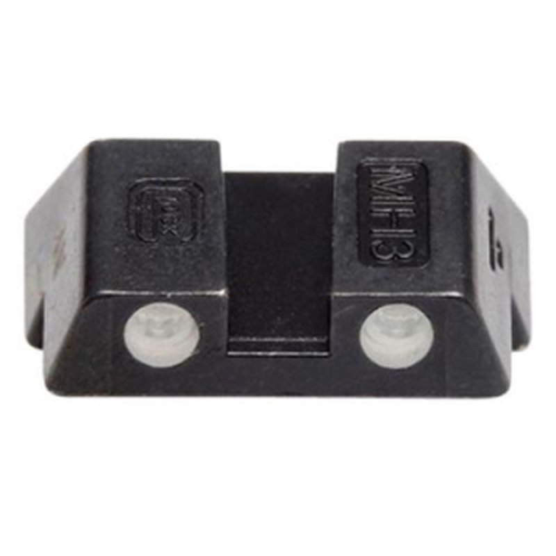 Glock 6.1mm Slim Rear Night Sight for G42/G43 Trijicon-Style Tritium