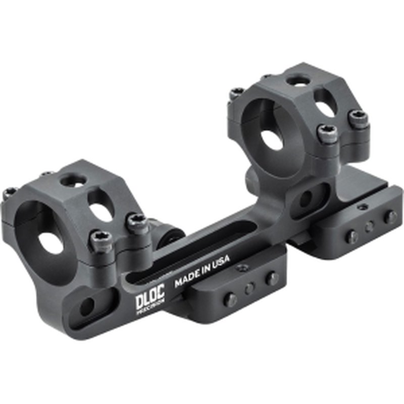 DLOC Precision Cantilever Scope Mount Low 34mm Rings Black