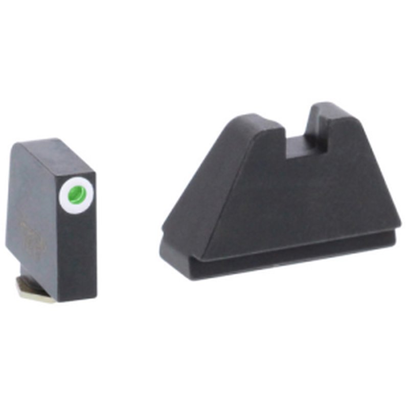 Ameriglo GL-482 5XL Tall Optic Compatible Suppressor Sight Set for Glock (Black)