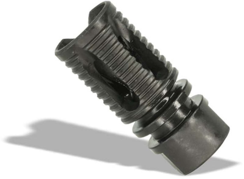 Lead & Steel SAW Style Flash Suppressor .30Cal 1/2x28 Parkerized Black