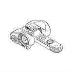 Scalarworks PEAK/02 Folding Iron Rear Sight AR-15 A2 Height SW2100