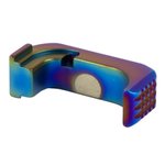 Shield Arms Premium Mag Release Glock 43X/48 RH Rainbow Anodized