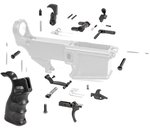 Tiger Rock AR-10/LR-308 Lower Parts Kit w/ Grip & Trigger Guard