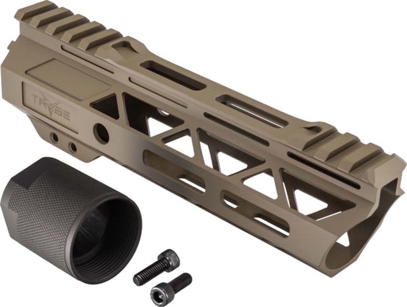TRYBE Defense AR-15 Magnite Go Fast Ultra Lightweight M-LOK Handguard w/ Cut Top Rail
