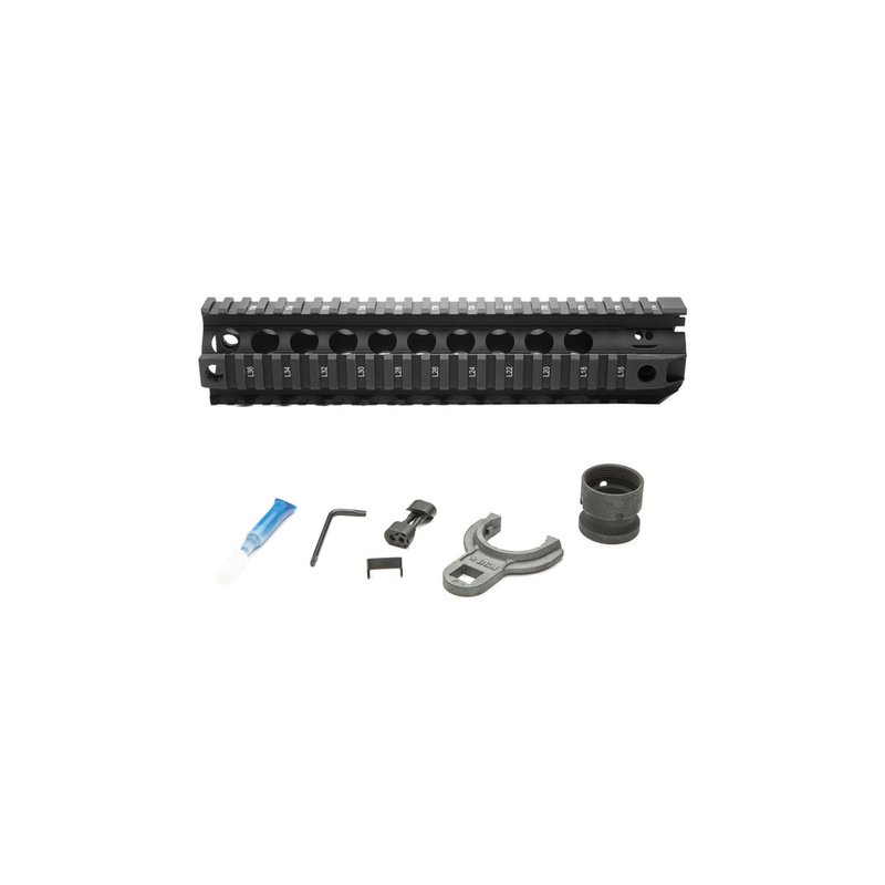 Bravo Company BCMGUNFIGHTER QRF-10 Free-Float Quad Rail Handguard 10.36in Black