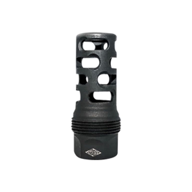Yankee Hill 4405MB28 sRx Muzzle Brake QD Long Black Phosphate Steel with 1/2"-28 tpi, 9mm, 2.30" OAL & 9.375" Diameter for sRx Adapters