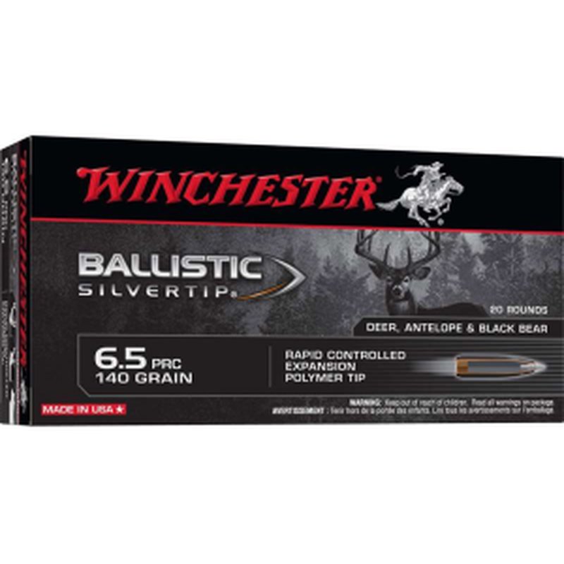 Winchester Ballistic Silvertip 6.5 PRC 140gr Rifle Ammunition