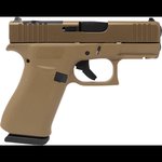Glock G43X Coyote Brown pistol (Gen 4/5 compact slimline)