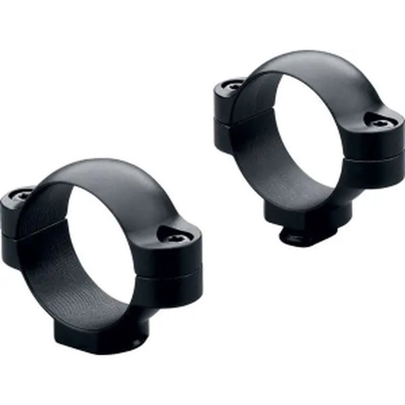 Leupold 49900 Standard Ring Set 1" Dia Medium Black Gloss