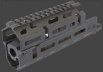 Aim Sports MMAK02 AK47 M-LOK Handguard 2-Piece Drop-In 6061-T6 Aluminum Black