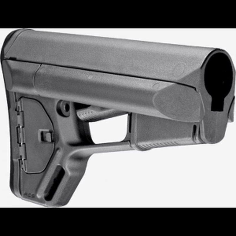Magpul MAG370-GRY ACS Carbine Stock Stealth Gray Synthetic for AR-15, M16, M4 Mil-Spec Tube (Tube Not Included)
