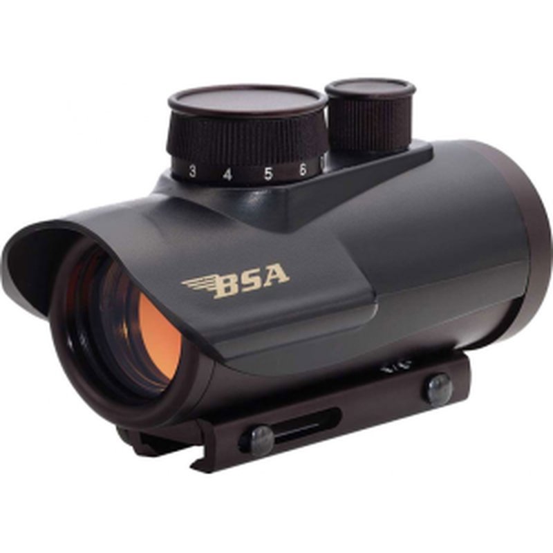 BSA RD30 RD30 Matte Black 1x30mm 5 MOA Illuminated Red Dot Reticle