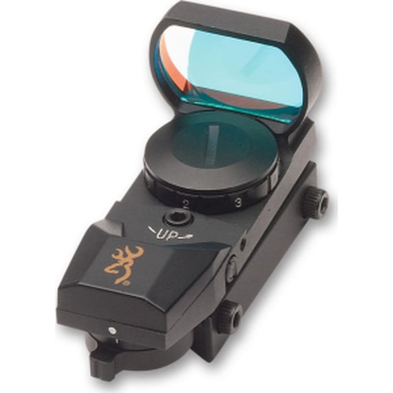 Browning 1290230 Buck Mark Black Anodized 1x 3 MOA Multi Red Dot Reticle