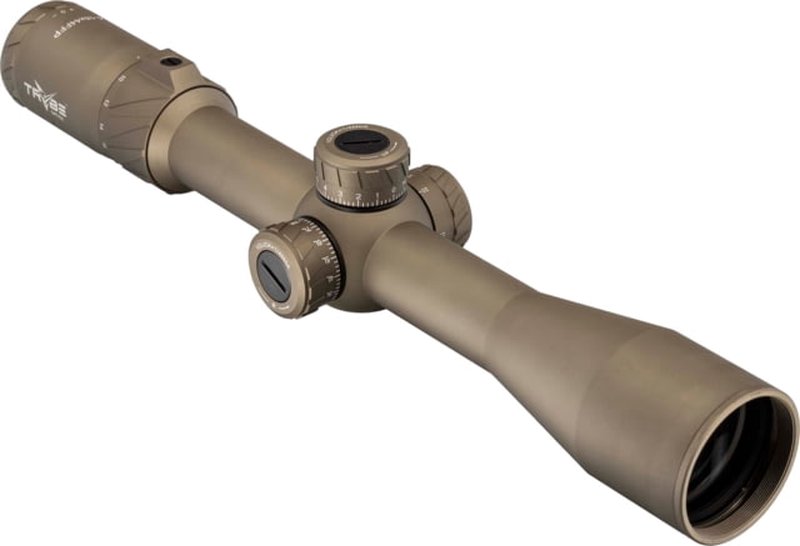 TRYBE Optics 4-16x44mm HIPO Rifle Scope 30mm Tube FFP PLR-25 MOA Reticle