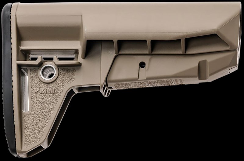 Bravo Bravo BCM Mod 2 SOPMOD Widebody Stock Flat Dark Earth Mil-Spec Fit GFSMOD2SPMDFDE