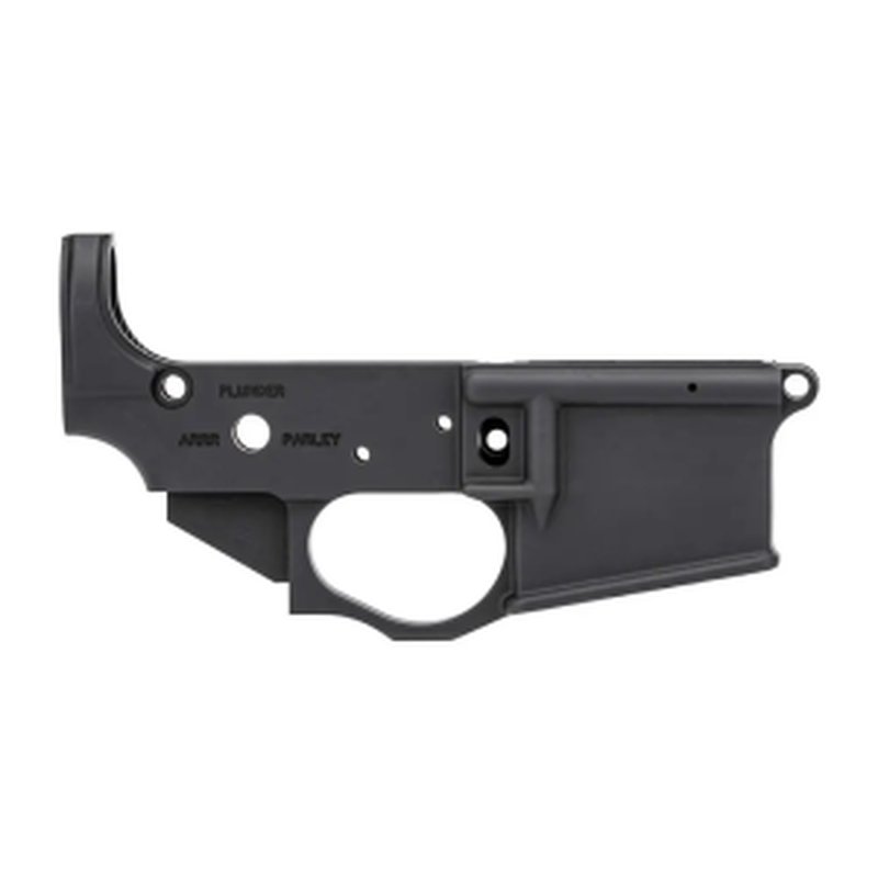 Spikes STLS016 Pirate AR Platform Multi-Caliber Black Hardcoat Anodized Lower Receiver