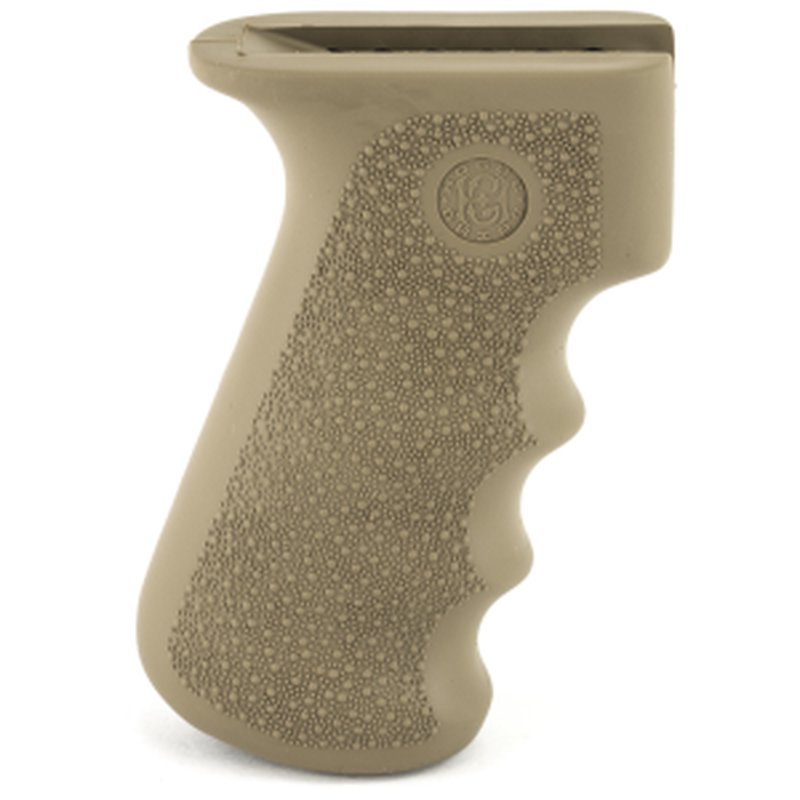 Hogue AK-47 Rubber Grips with Finger Grooves - Desert Tan