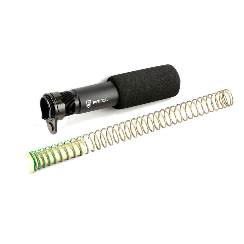 Phase 5 Weapon Systems AR-15 Pistol Buffer Tube Complete Assembly, Billet Aluminum Black PBT-CA