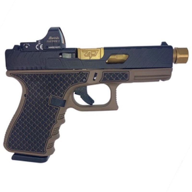 Glock G19 Gen 3 Custom 9mm 4.6in 15rd FDE Gold Tarpon