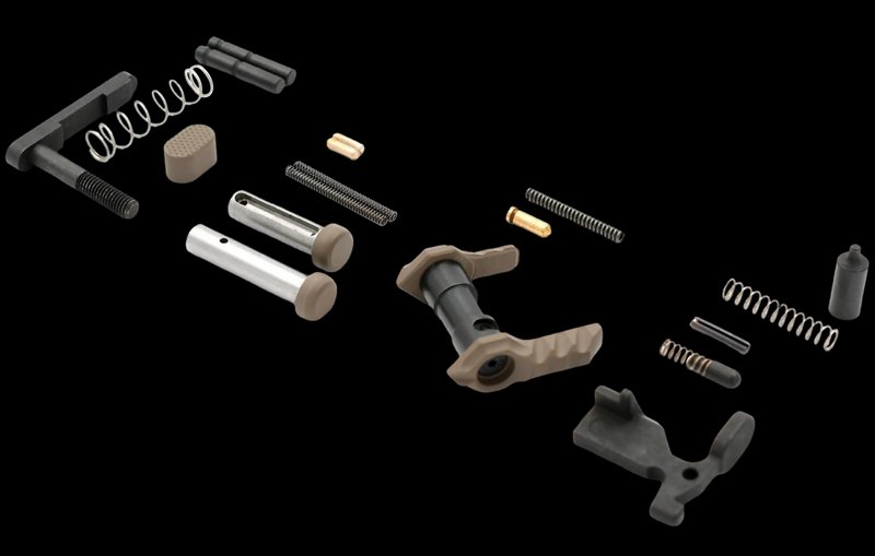 Timber Creek Outdoor Greyman AR Lower Parts Kit GLPKD Desert Finish