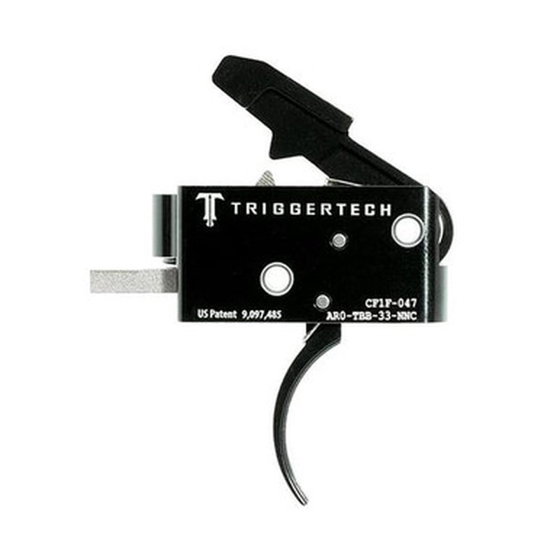 TriggerTech AR-15 Comp Curved Two Stage Trigger 3.5LB Pull Weight - AR0-TBB-33-NNC