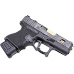 SLR Rifleworks Extended Magazine Plate for Glock 26 +0 9mm Black