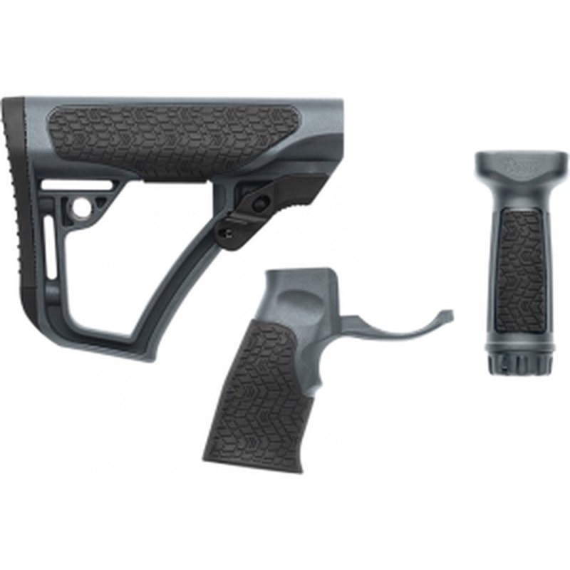 Daniel Defense 281020614501 Collapsible Buttstock Rifle Glass Reinforced Polymer Gray