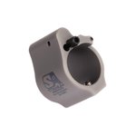 Superlative Arms Solid Set Screw Direct Impingement Adjustable Gas Block 0.75" x 1", Gray