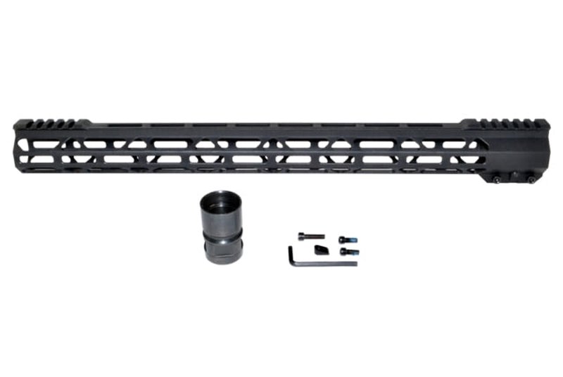 Presma AR-15 Super Light Slim Free Float M-LOK Handguards w/ Partial Top Rail
