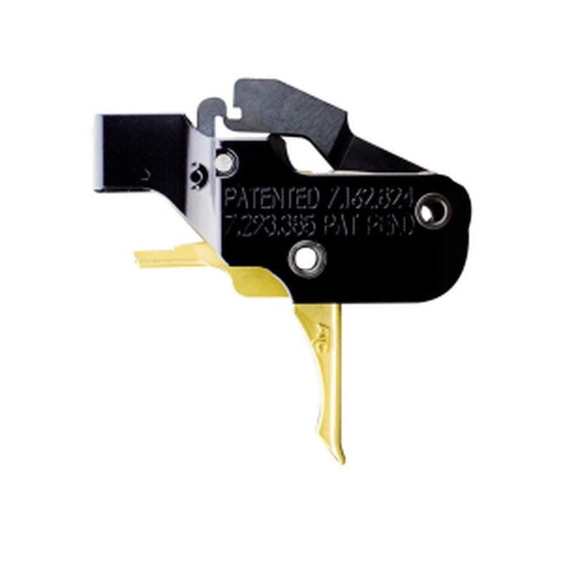 American Trigger Corp. AR Gold Adjustable AR-15 Two Stage Trigger Flat