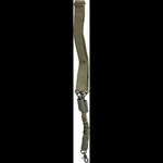 NcStar AARS1PG Single Point Sling 1.50" W x 44"-60" L Adjustable Bungee Green Nylon