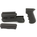 Hogue 74008 OverMolded AK Grip & Forend Kit (AK-47/AK-74) Black