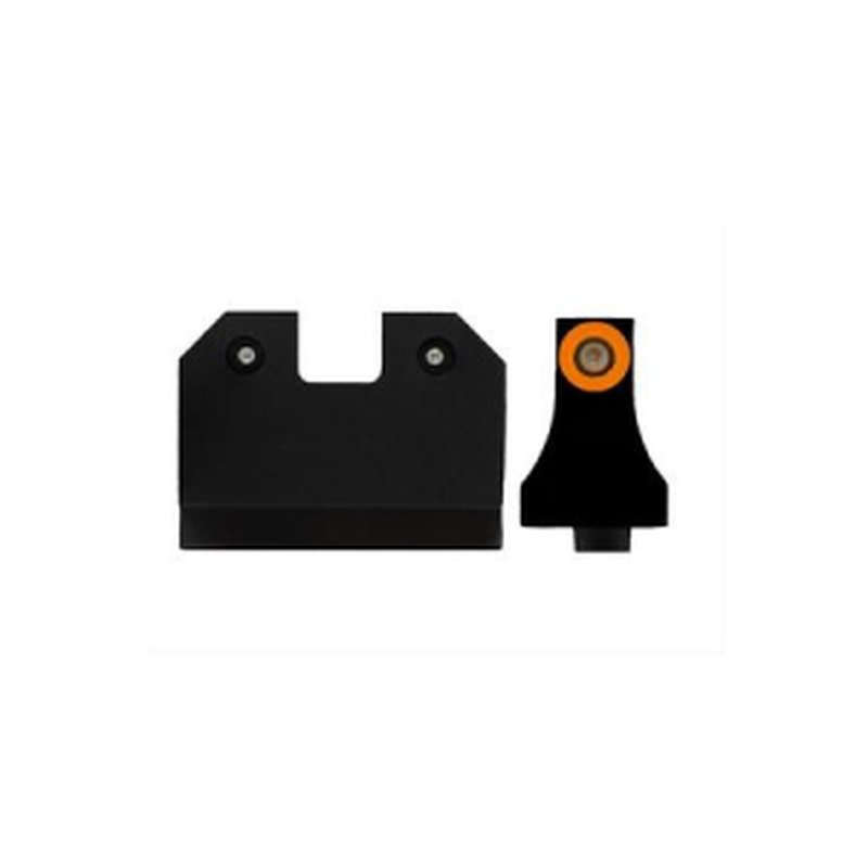 XS Sight Systems R3D orange suppressor height night sights Glock 17/19