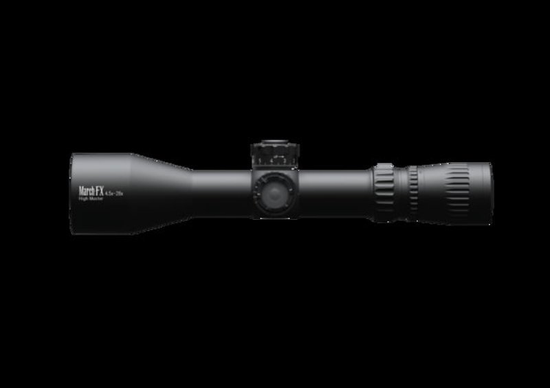 March Scopes 4.5-28x52mm Tactical Turret Rifle Scope 34mm Tube FFP