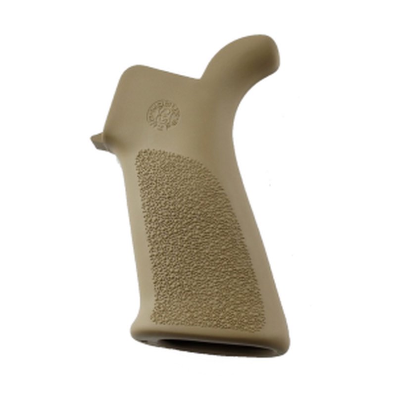 Hogue AR-15/M-16 OverMolded Beavertail Grip Flat Dark Earth No Finger Grooves