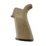 Hogue AR-15/M-16 OverMolded Beavertail Grip Flat Dark Earth No Finger Grooves