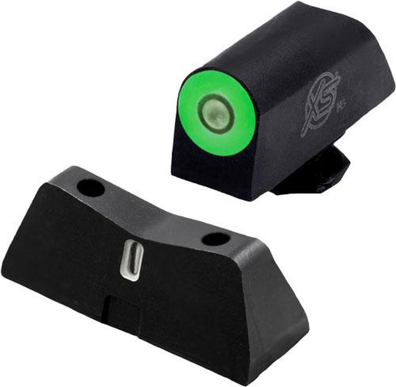 XS Sight Systems DXT2 Pro Green Standard Height Night Sights for Glock