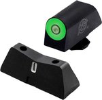 XS Sight Systems DXT2 Pro Green Standard Height Night Sights for Glock