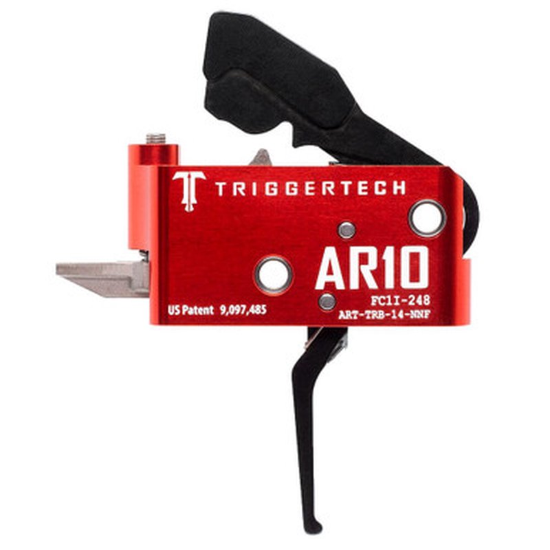 TriggerTech AR-10 Two Stage Trigger ART-TRB-14-NNF 1.5-4.0 lb Blk/Red