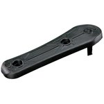 Magpul MAG315-BLK Rubber Butt Pad 0.30 in AR-15 Stocks Black