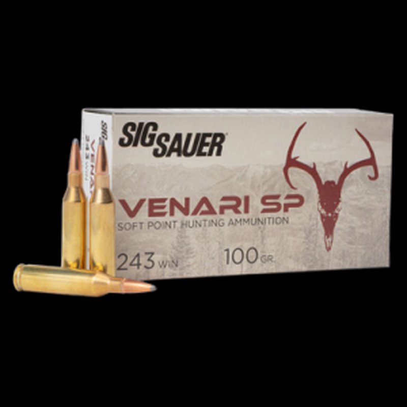 Sig Sauer Venari .243 Winchester 100gr Ammo SP