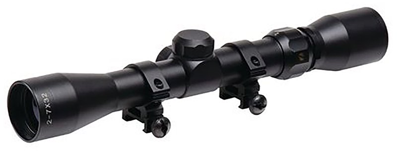 Truglo Trushot 2-7x32 Rifle Scope Duplex Matte Black Rings Included TG852732B