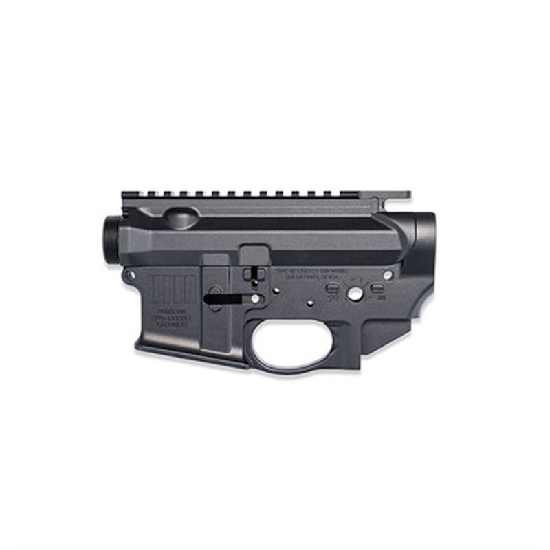 Broadsword Billet Receiver Set - Broadsword Billet Stripped Ambi Receiver Set For AR-15 Black