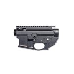 Broadsword Billet Receiver Set - Broadsword Billet Stripped Ambi Receiver Set For AR-15 Black