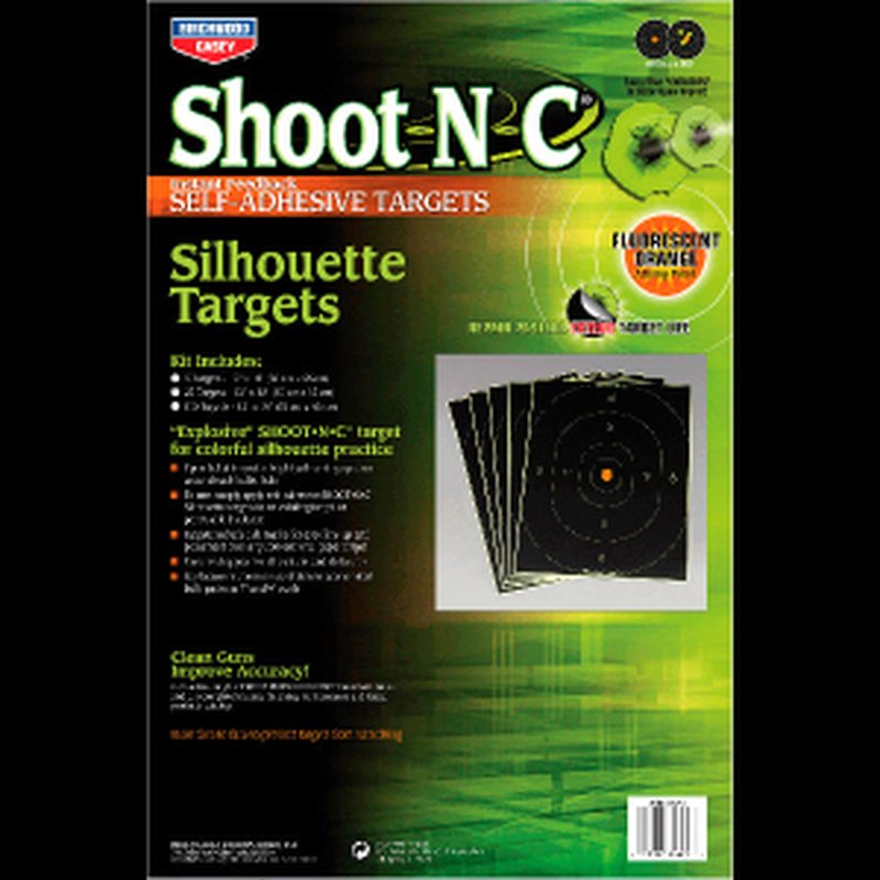 Birchwood Casey 34605 Shoot-N-C Silhouette Targets 12x18 5 Pack