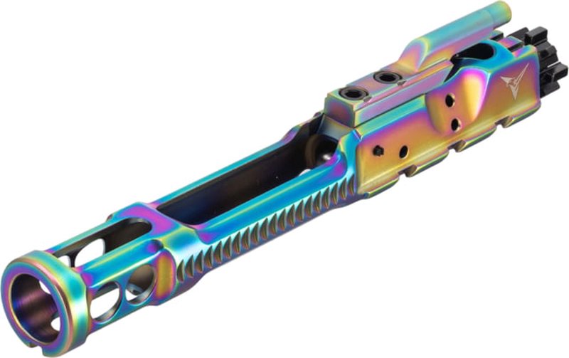 TRYBE Defense Low-Mass AR-15 Complete Bolt Carrier Group Rainbow PVD 556-LMPVD