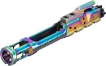 TRYBE Defense Low-Mass AR-15 Complete Bolt Carrier Group Rainbow PVD 556-LMPVD
