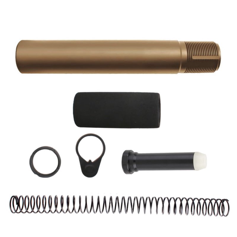 Tiger Rock AR-15 Complete Pistol Buffer Tube Kit Cerakote Burnt Bronze Medium