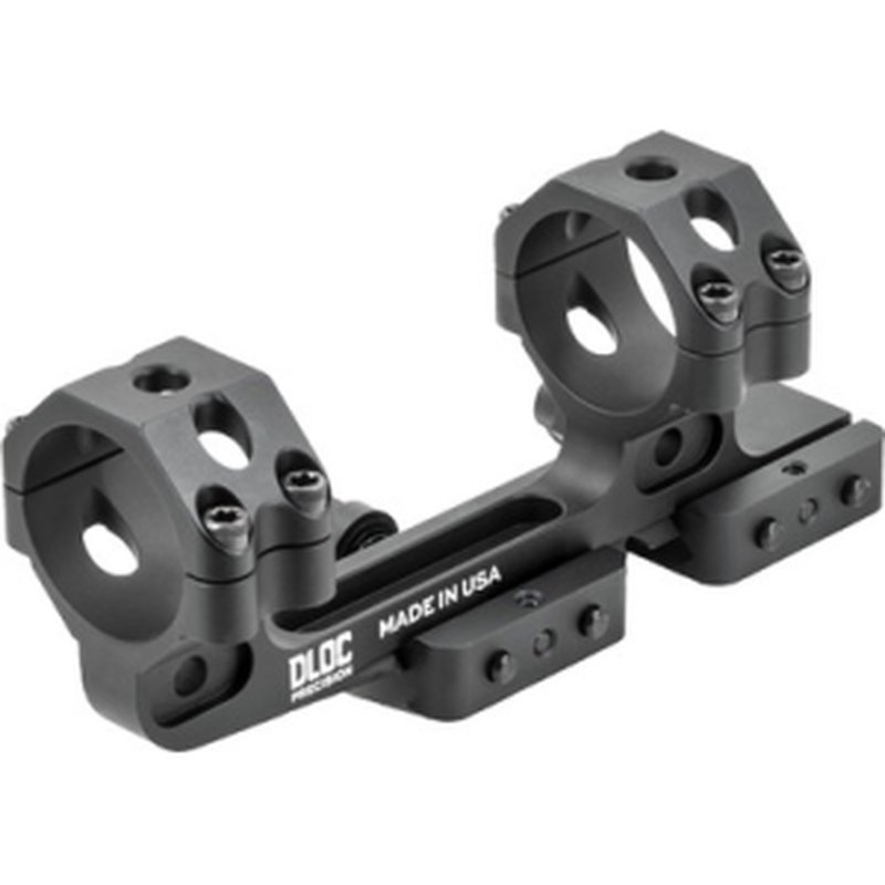 DLOC Precision Cantilever Scope Mount Medium 34mm Rings Black